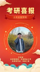 金沙集团186cc考研风华榜——王兆...